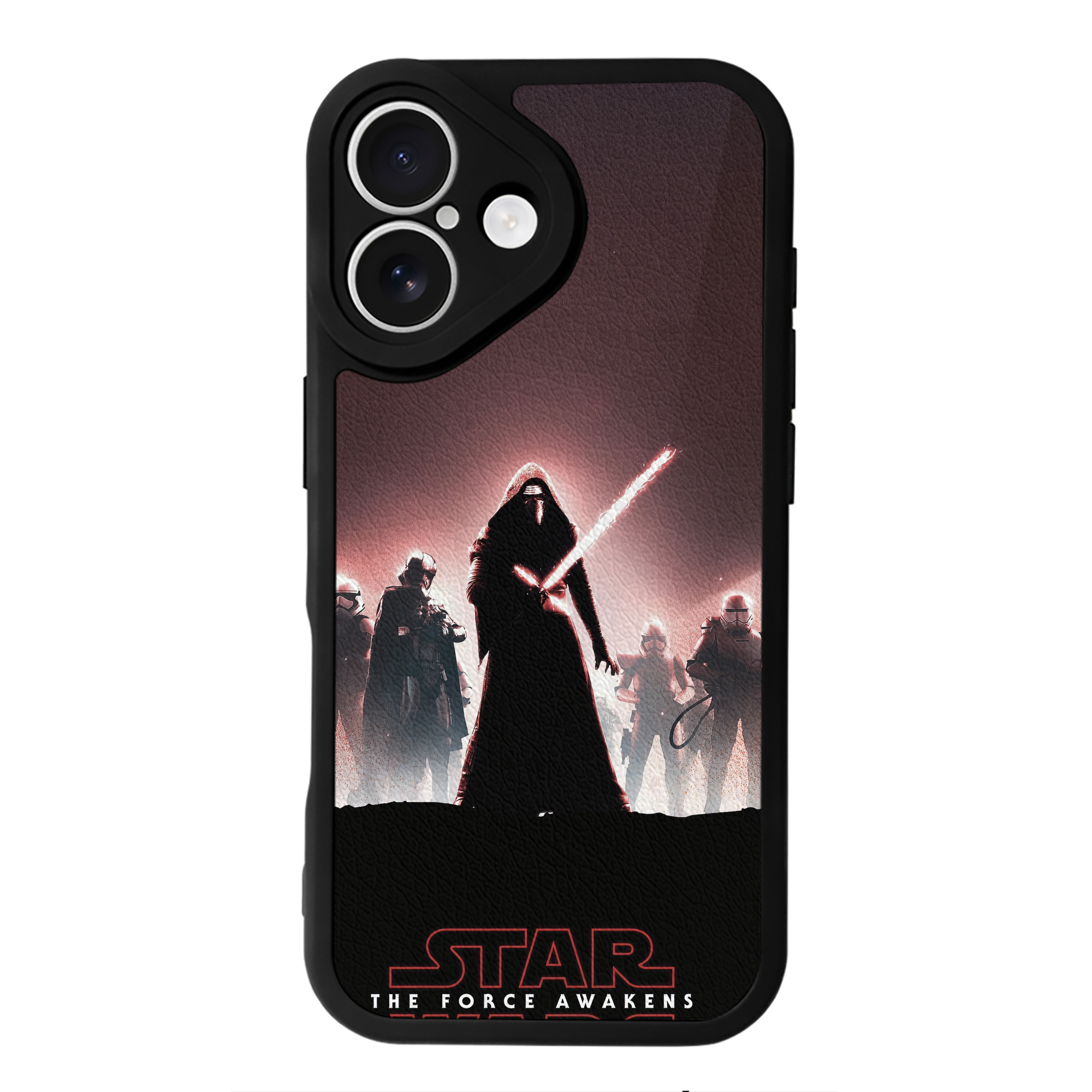 （画像用） スター・ウォーズ Star Wars 【iPhone 16シリーズ対応】シリコンスマホケース（レザー調） 材質：シリコン